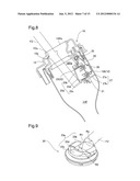 FUEL TANK OPENING AND CLOSING DEVICE diagram and image