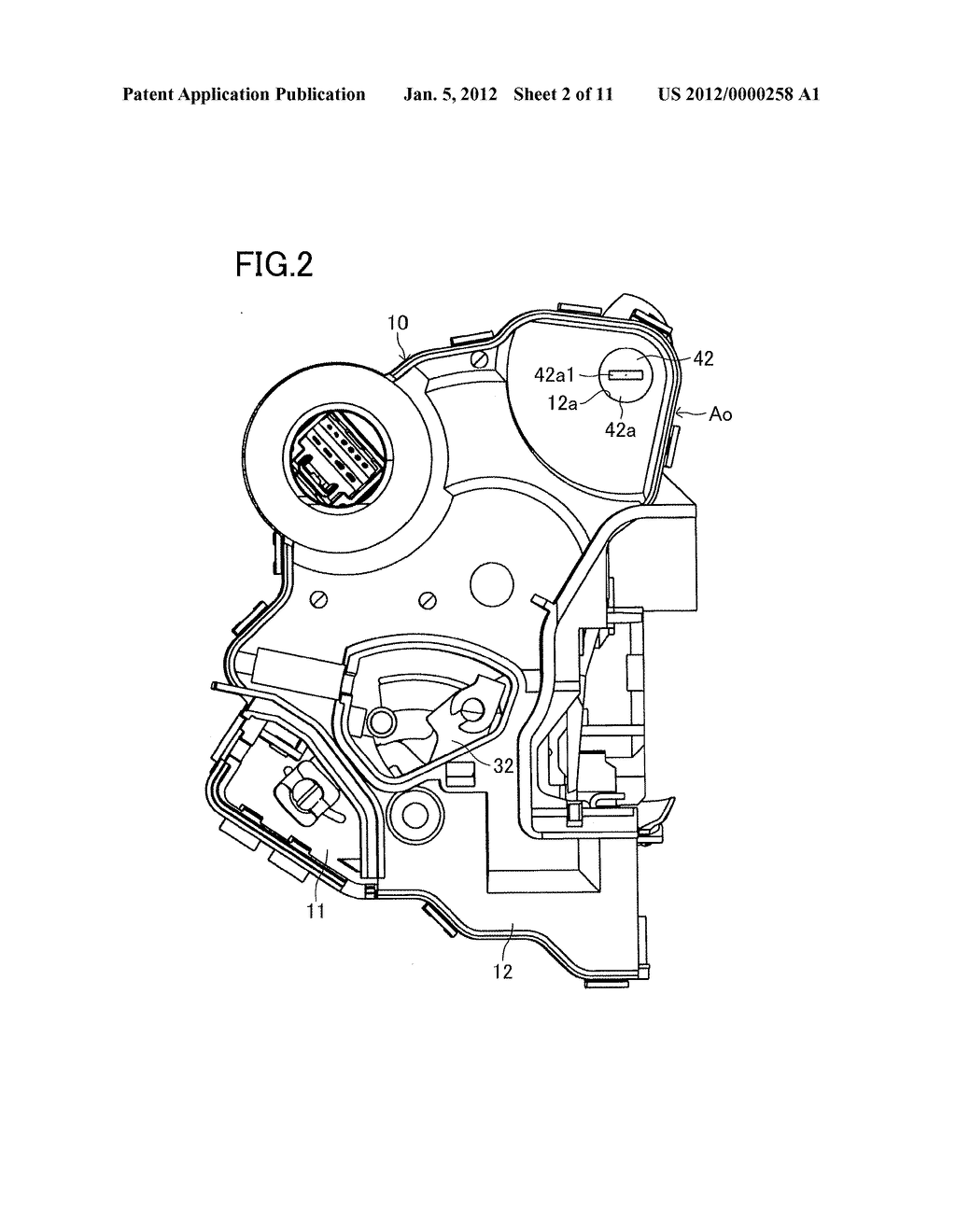 VEHICLE DOOR LOCKING DEVICE - diagram, schematic, and image 03