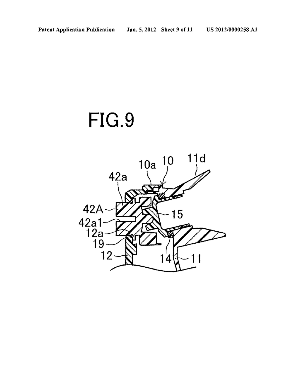 VEHICLE DOOR LOCKING DEVICE - diagram, schematic, and image 10