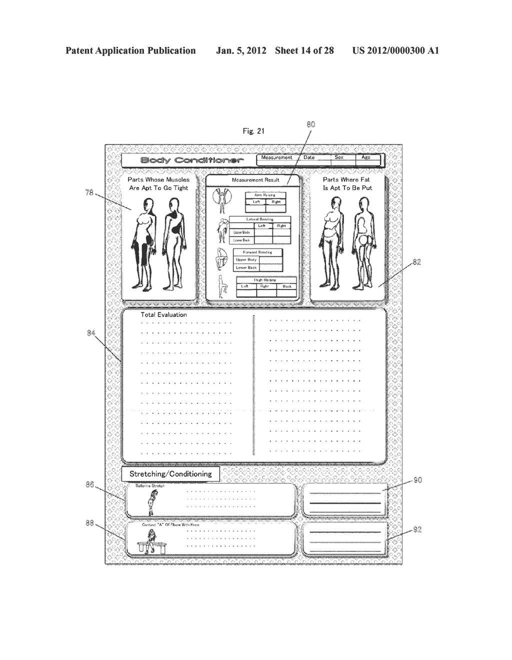 BODY CONDITION EVALUATION APPARATUS, CONDITION ESTIMATION APPARATUS,     STRIDE ESTIMATION APPARATUS, AND HEALTH MANAGEMENT SYSTEM - diagram, schematic, and image 15