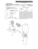 GEARSHIFT KNOB ATTACHING STRUCTURE FOR VEHICLE GEARSHIFT LEVER UNIT diagram and image