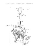 GEARSHIFT KNOB ATTACHING STRUCTURE FOR VEHICLE GEARSHIFT LEVER UNIT diagram and image