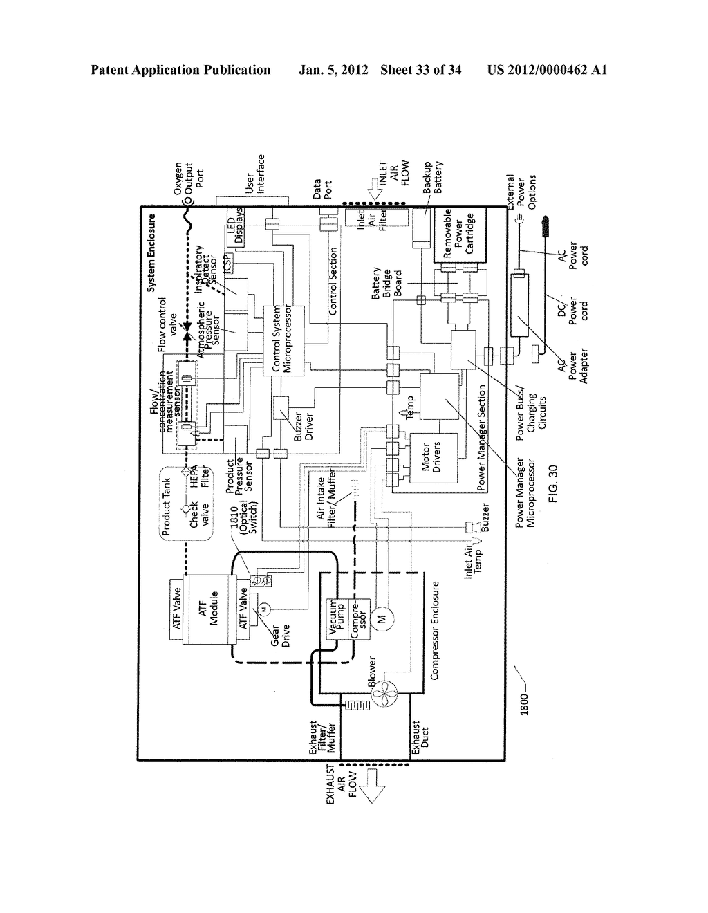 Portable Oxygen Delivery Device - diagram, schematic, and image 34