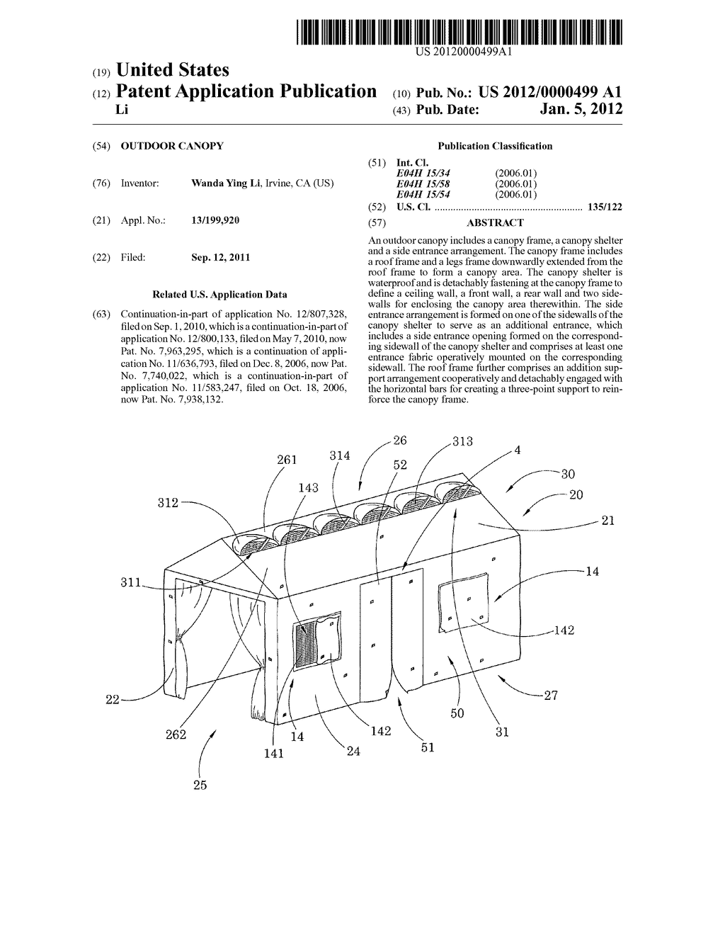 Outdoor canopy - diagram, schematic, and image 01