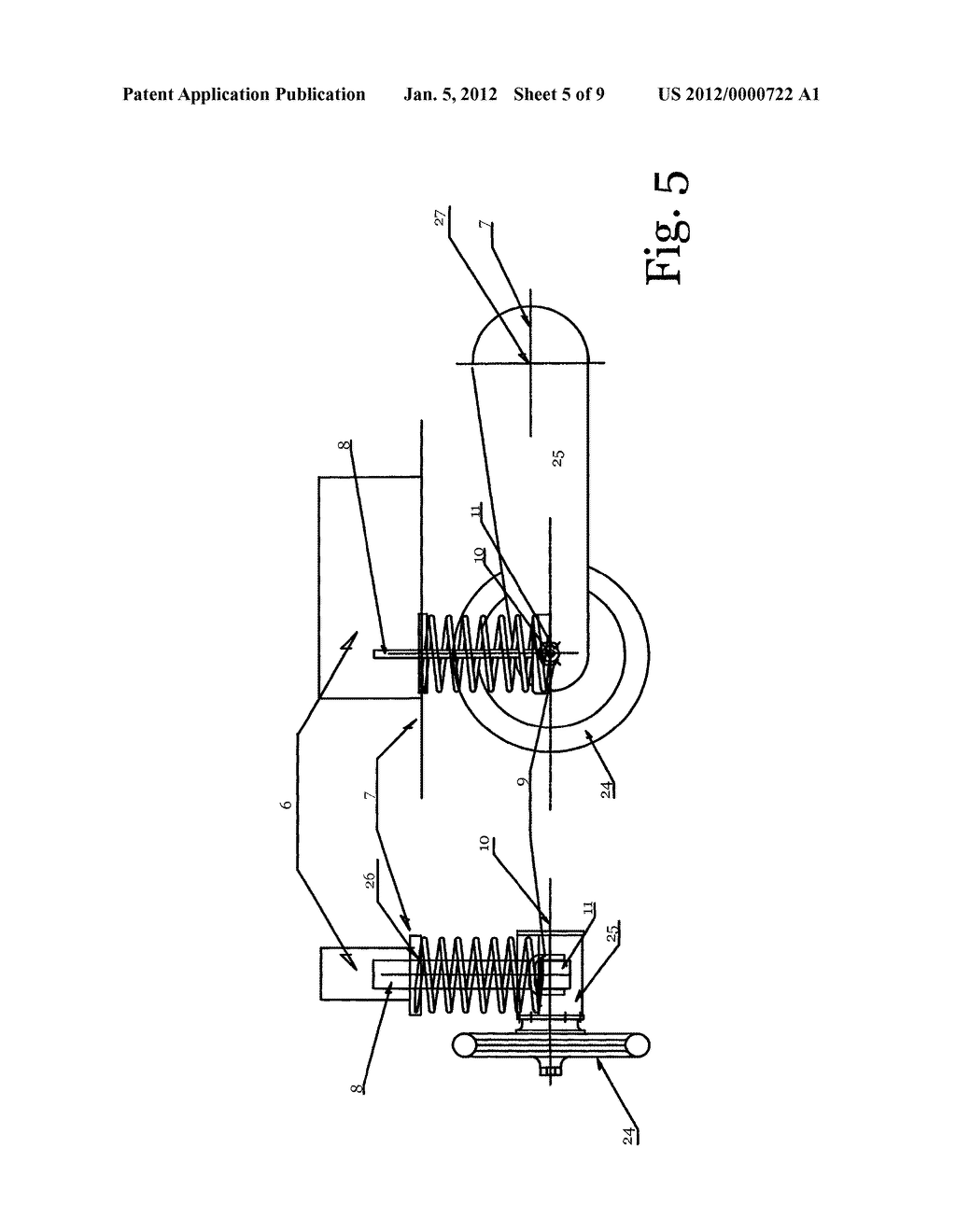 MECHANIC-COMPRESSOR SYSTEM FOR POTENTIAL ENERGY STORAGE, FOR THE  ELECTRIC     ENERGY GENERATION FOR ELECTRICAL VEHICLES AND/OR WITH COMPRESSED AIR     DRIVEN MOTOR, WITHOUT REMOVING POWER FROM THE MOTOR - diagram, schematic, and image 06