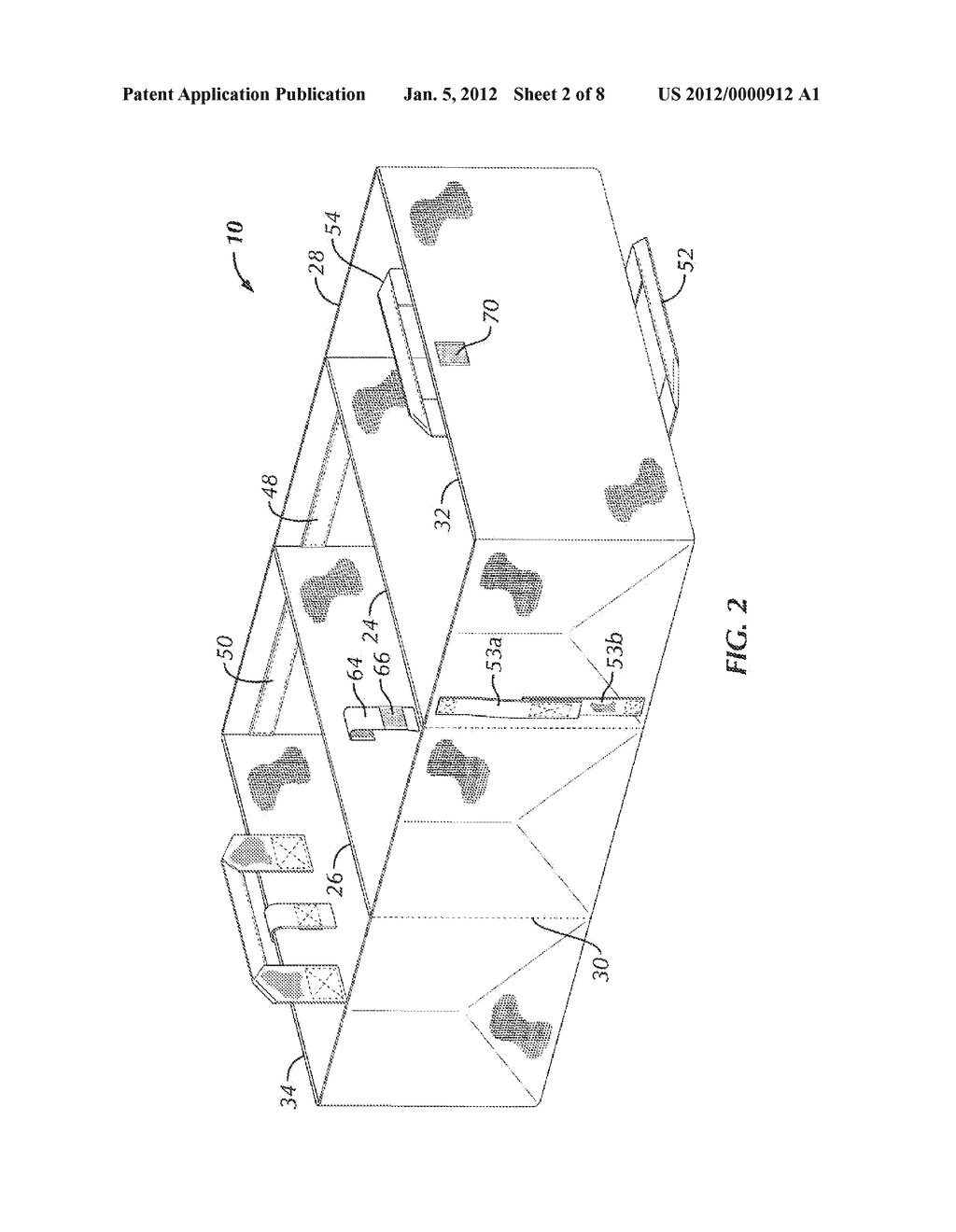 ORGANIZER CONTAINER FOR VEHICLE TRUNK OR OTHER USE - diagram, schematic, and image 03