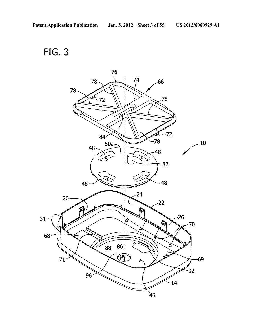 PACKAGING FOR POWDERED BEVERAGE AND DISPENSER THEREFOR - diagram, schematic, and image 04