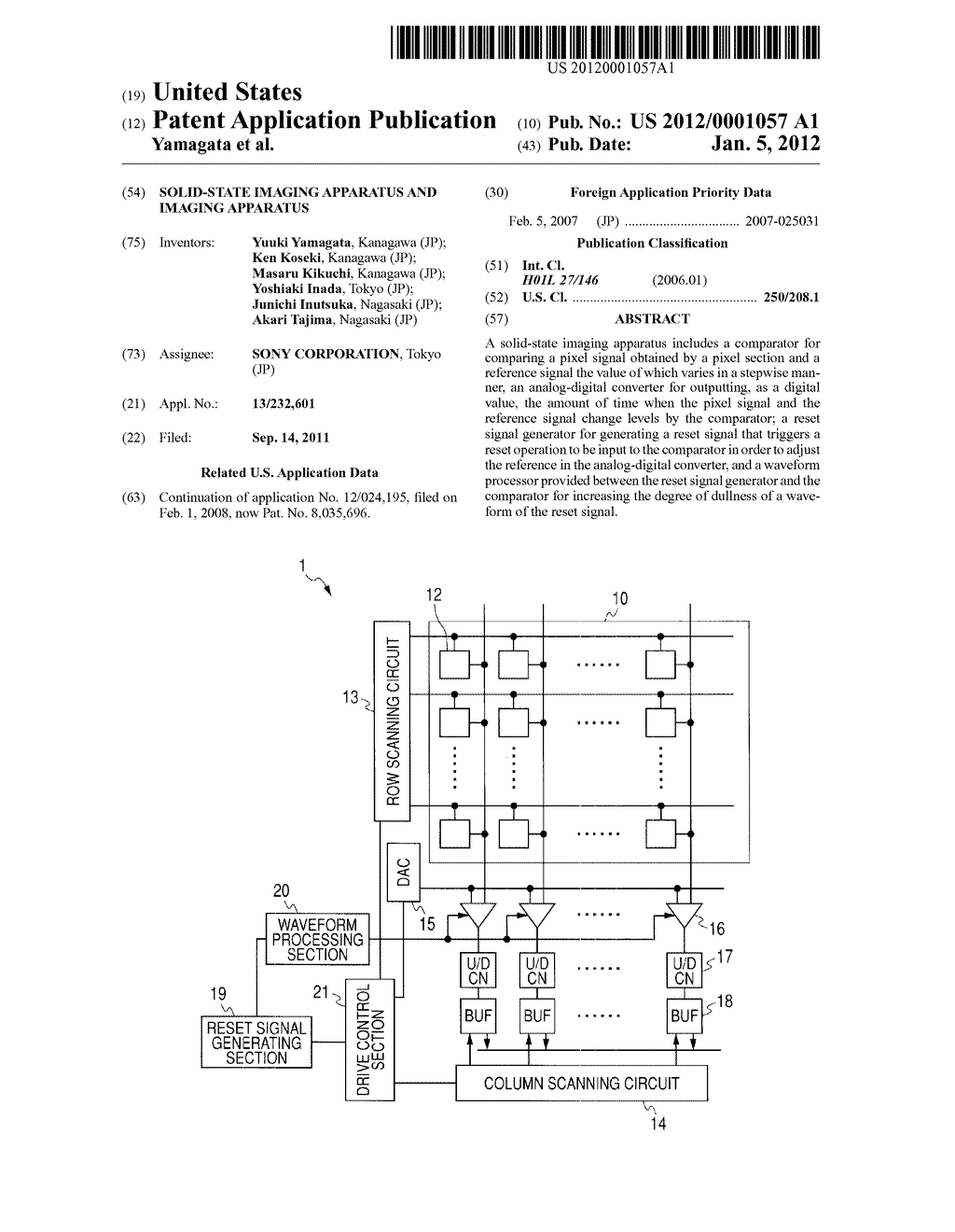 SOLID-STATE IMAGING APPARATUS AND IMAGING APPARATUS - diagram, schematic, and image 01