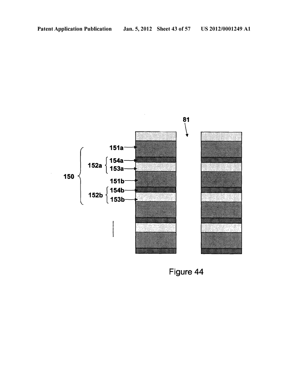 ULTRAHIGH DENSITY VERTICAL NAND MEMORY DEVICE & METHOD OF MAKING THEREOF - diagram, schematic, and image 44