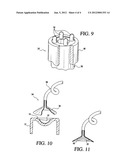 METHOD AND APPARATUS FOR THE DRY RELEASE OF A COMPLIANT OPHTHALMIC ARTICLE     FROM A MOLD SURFACE diagram and image