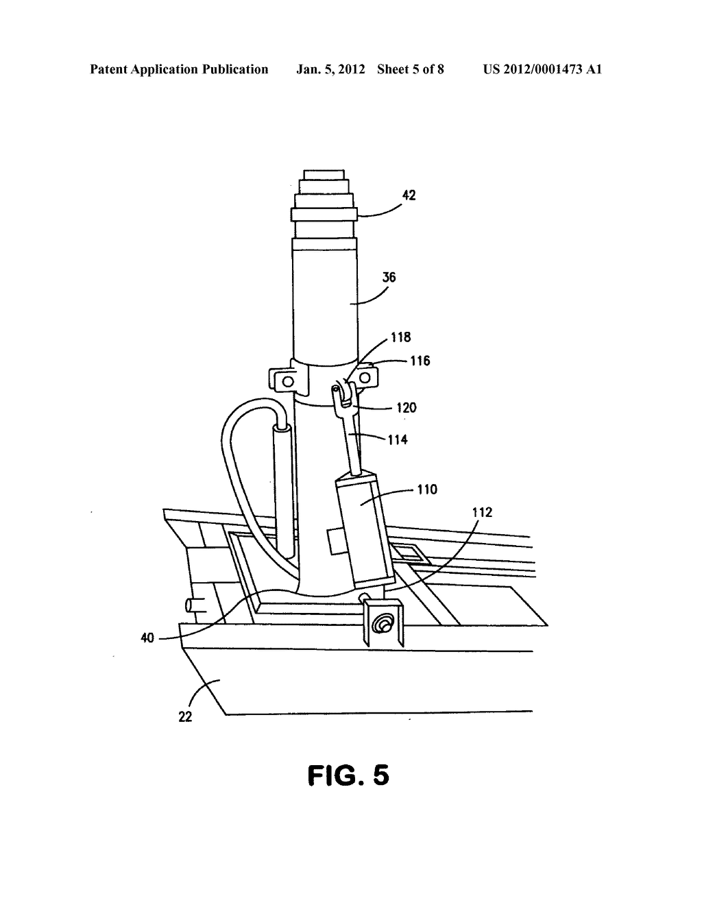 Bed leveling system for dump truck - diagram, schematic, and image 06