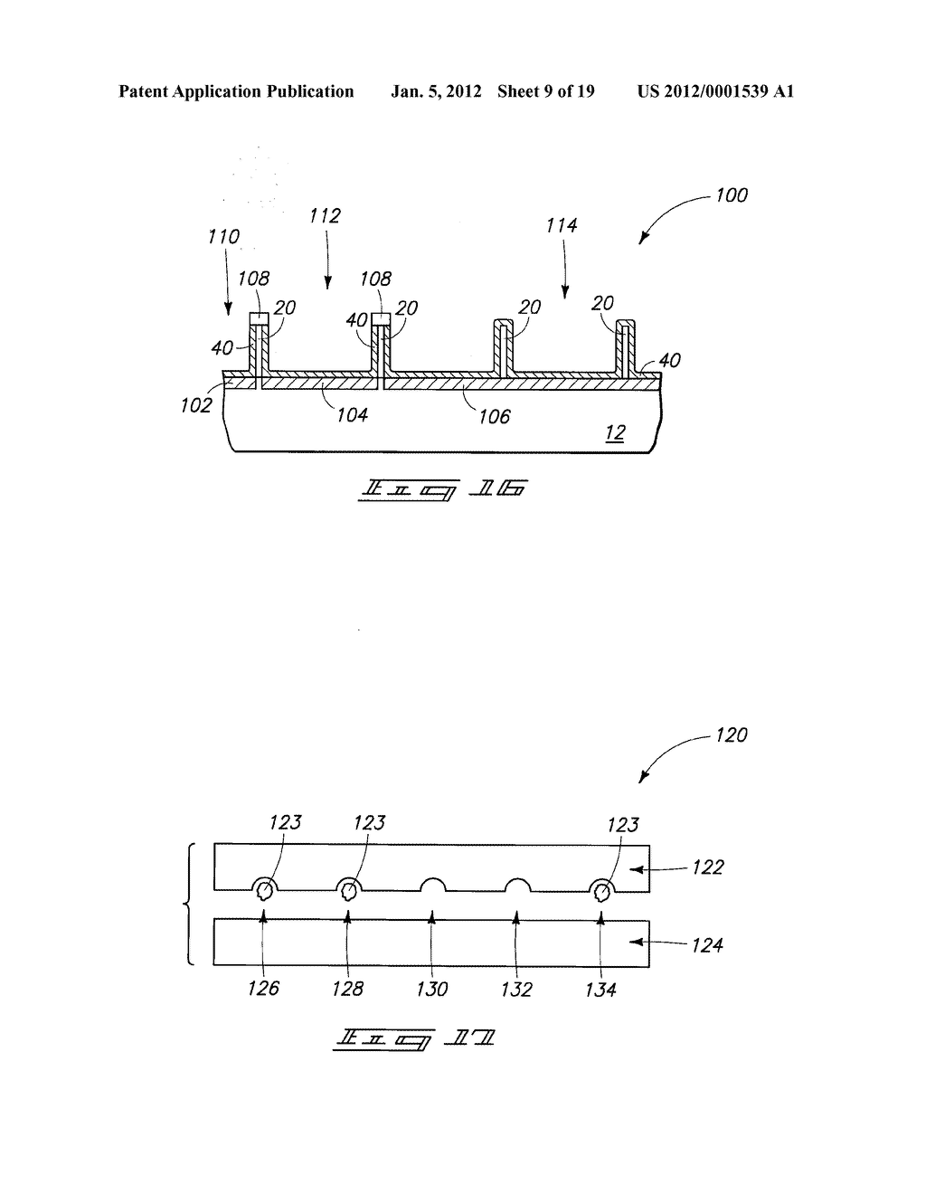 Plasma-Generating Structures, Display Devices, and Methods of Forming     Plasma-Generating Structures - diagram, schematic, and image 10