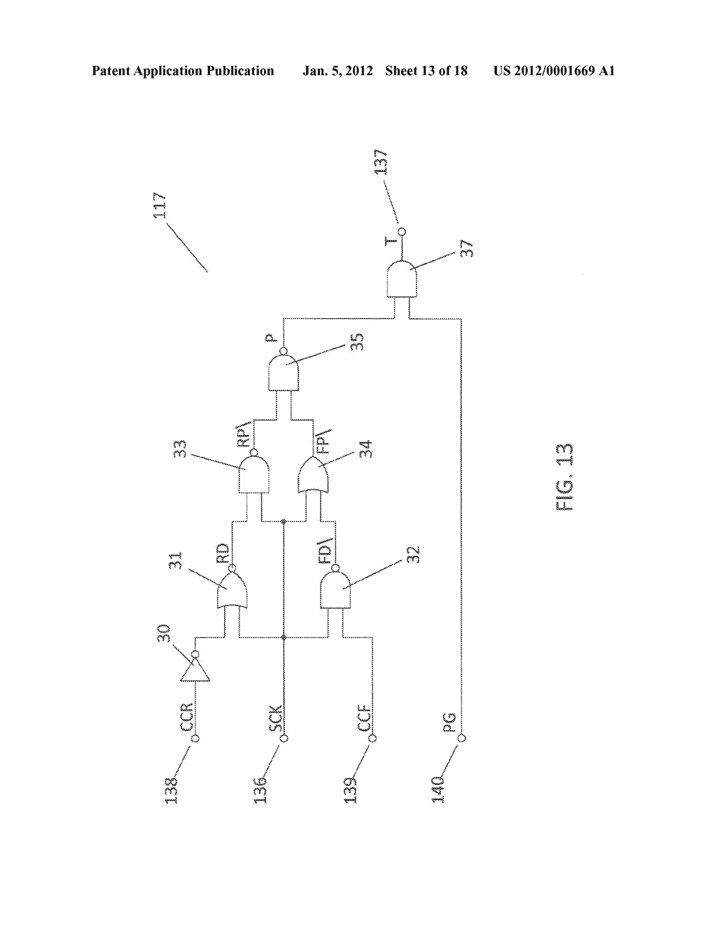 LOW-POWER DUAL-EDGE-TRIGGERED STORAGE CELL WITH SCAN TEST SUPPORT AND     CLOCK GATING CIRCUIT THEREFOR - diagram, schematic, and image 14