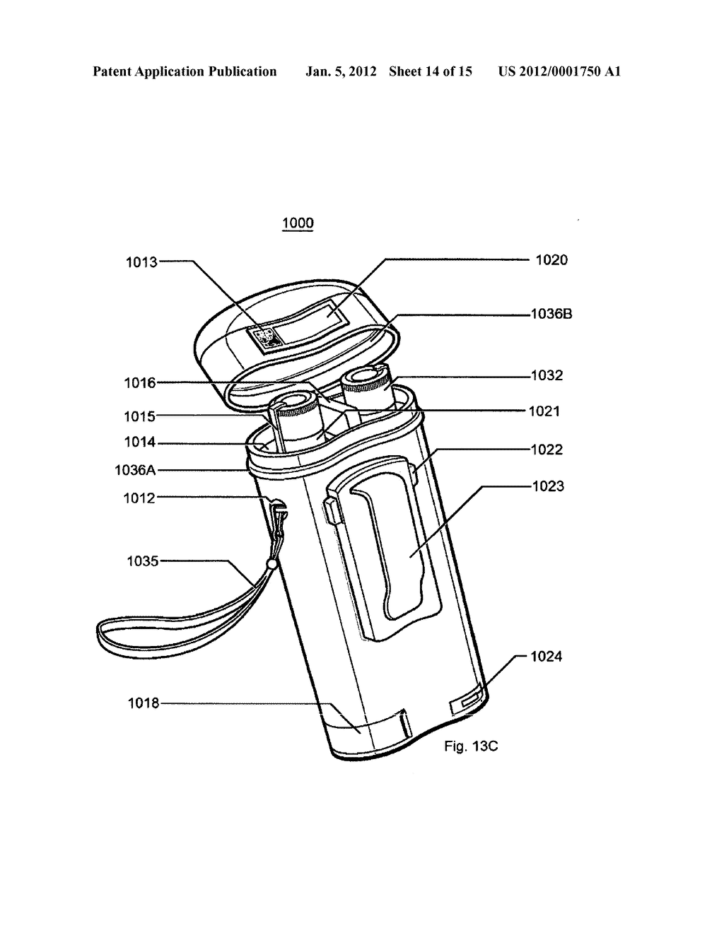 CENTRAL FACILITY THAT COMMUNICATES WITH PORTABLE CONTAINER VIA MOBILE     DEVICE - diagram, schematic, and image 15