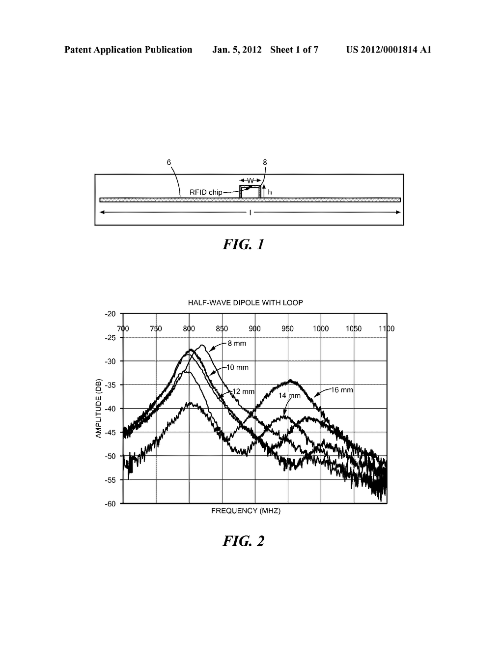 WIDE BANDWIDTH HYBRID ANTENNA FOR COMBINATION EAS AND RFID LABEL OR TAG - diagram, schematic, and image 02