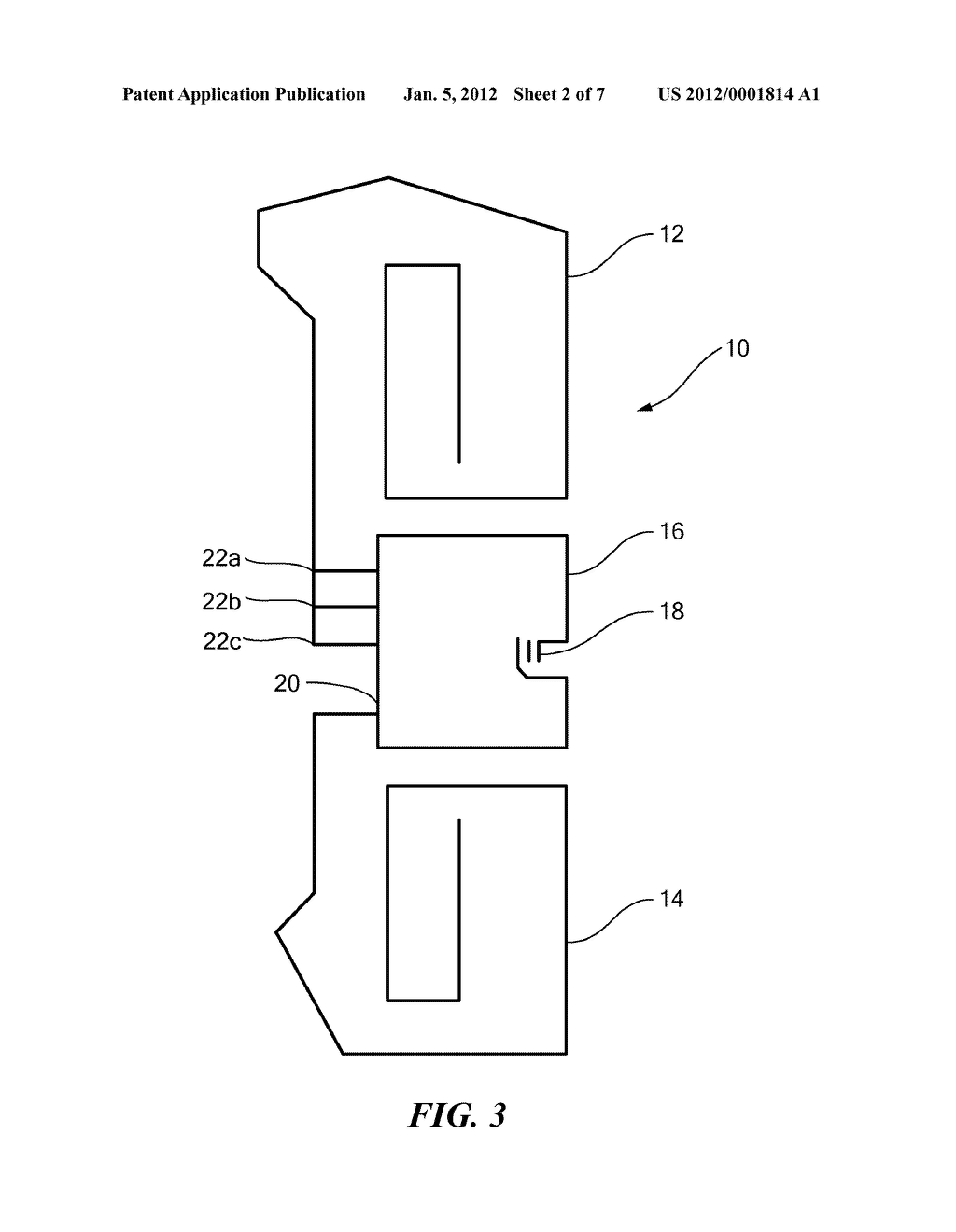 WIDE BANDWIDTH HYBRID ANTENNA FOR COMBINATION EAS AND RFID LABEL OR TAG - diagram, schematic, and image 03