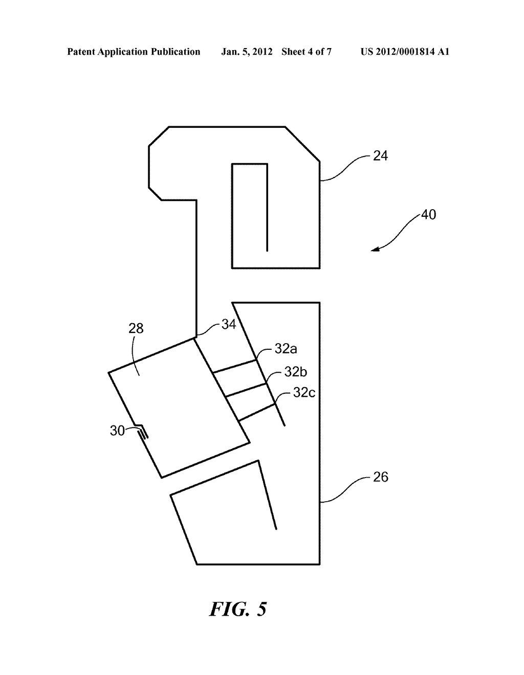 WIDE BANDWIDTH HYBRID ANTENNA FOR COMBINATION EAS AND RFID LABEL OR TAG - diagram, schematic, and image 05