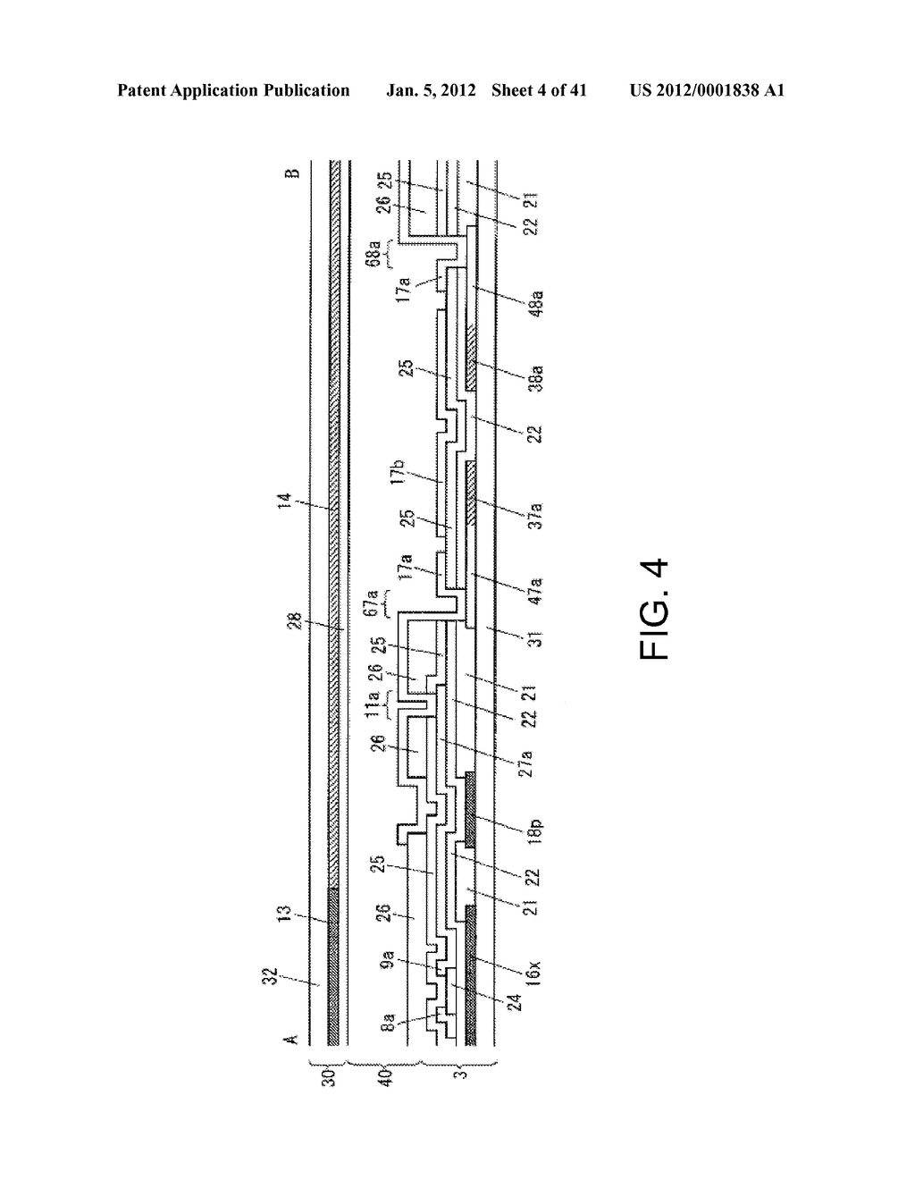 ACTIVE MATRIX SUBSTRATE, METHOD FOR PRODUCING ACTIVE MATRIX SUBSTRATE,     LIQUID CRYSTAL PANEL, METHOD FOR PRODUCING LIQUID CRYSTAL PANEL, LIQUID     CRYSTAL DISPLAY DEVICE, LIQUID CRYSTAL DISPLAY UNIT, AND TELEVISION     RECEIVER - diagram, schematic, and image 05