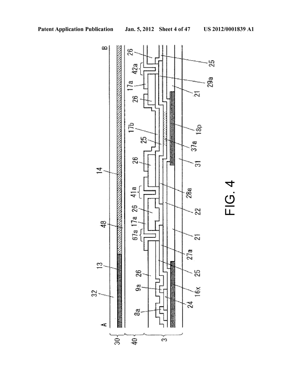 ACTIVE MATRIX SUBSTRATE, LIQUID CRYSTAL PANEL, LIQUID CRYSTAL DISPLAY     DEVICE, LIQUID CRYSTAL DISPLAY UNIT, AND TELEVISION RECEIVER - diagram, schematic, and image 05