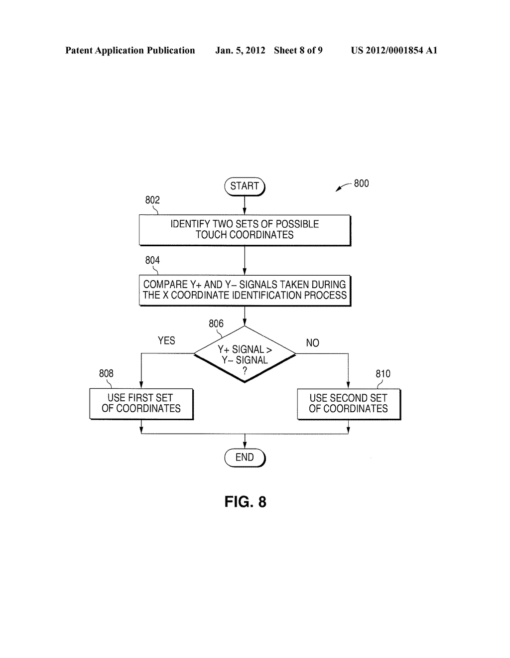 Analog resistive multi-touch display screen - diagram, schematic, and image 09