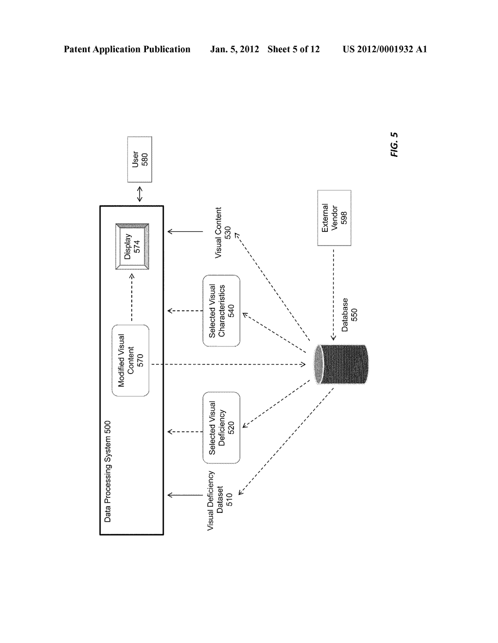 SYSTEMS AND METHODS FOR ASSISTING VISUALLY-IMPAIRED USERS TO VIEW VISUAL     CONTENT - diagram, schematic, and image 06