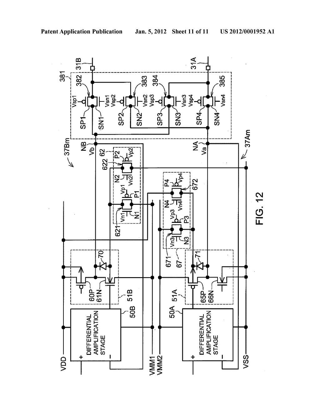 DRIVING CIRCUIT AND DISPLAY APPARATUS - diagram, schematic, and image 12