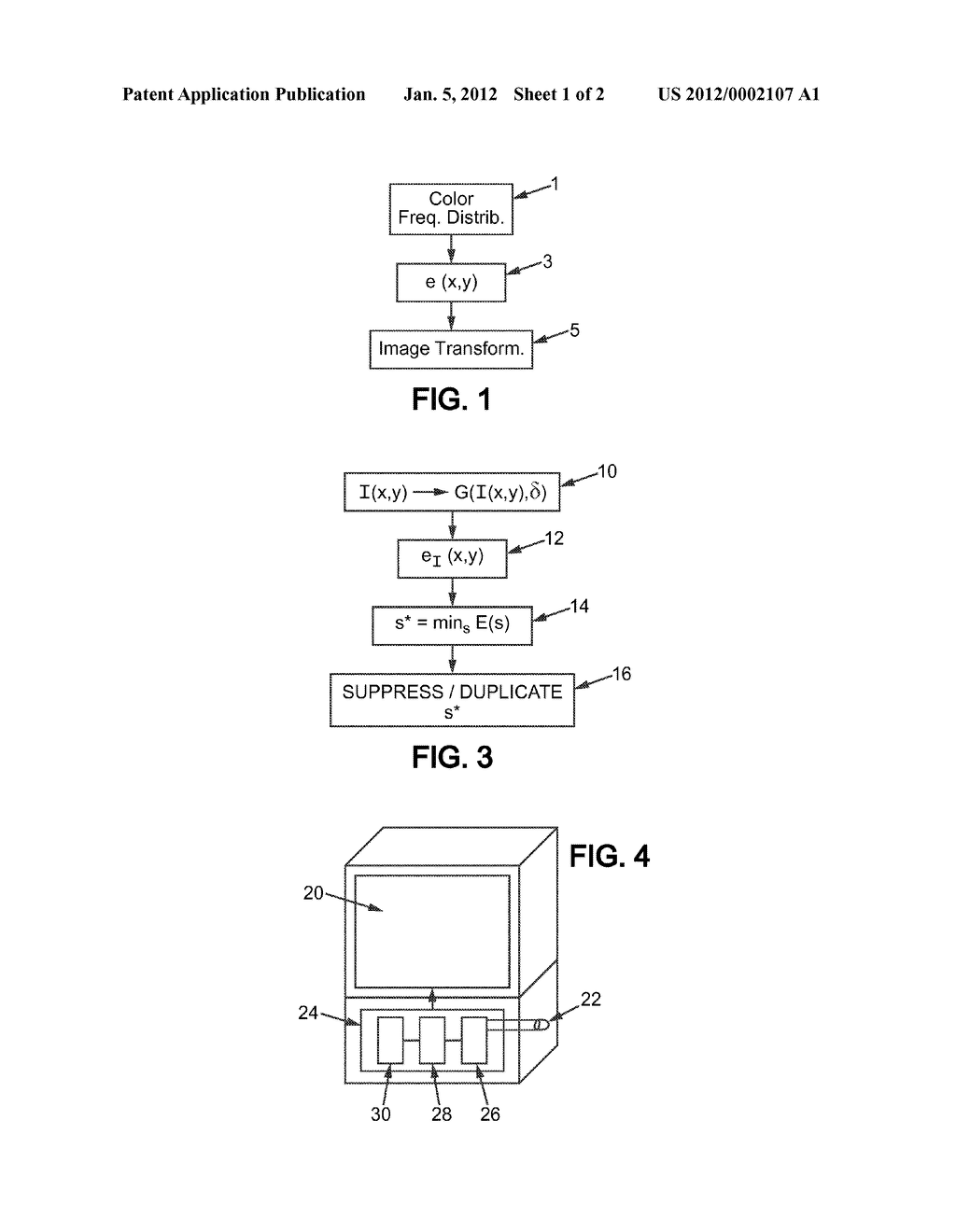 METHOD AND APPARATUS FOR MODIFYING AN IMAGE BY USING A SALIENCY MAP BASED     ON COLOR FREQUENCY - diagram, schematic, and image 02