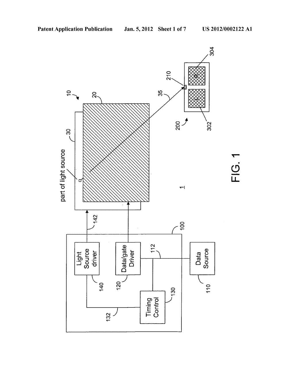 Backlight frequency-modulation controlled 3D display - diagram, schematic, and image 02