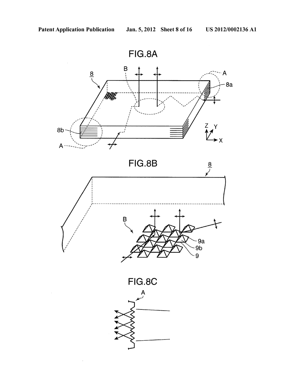 PLANAR ILLUMINATION DEVICE AND LIQUID CRYSTAL DISPLAY DEVICE USING THE     SAME - diagram, schematic, and image 09