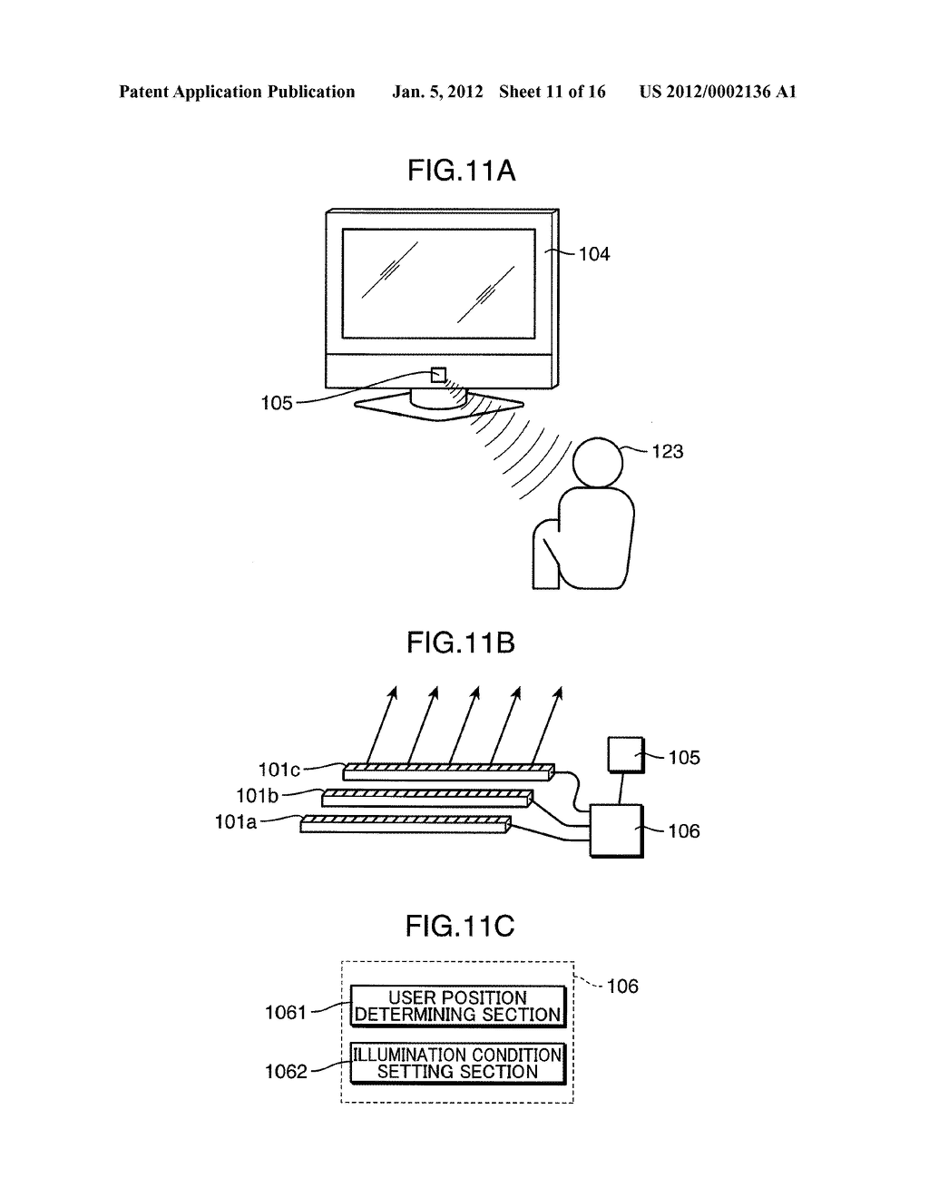 PLANAR ILLUMINATION DEVICE AND LIQUID CRYSTAL DISPLAY DEVICE USING THE     SAME - diagram, schematic, and image 12