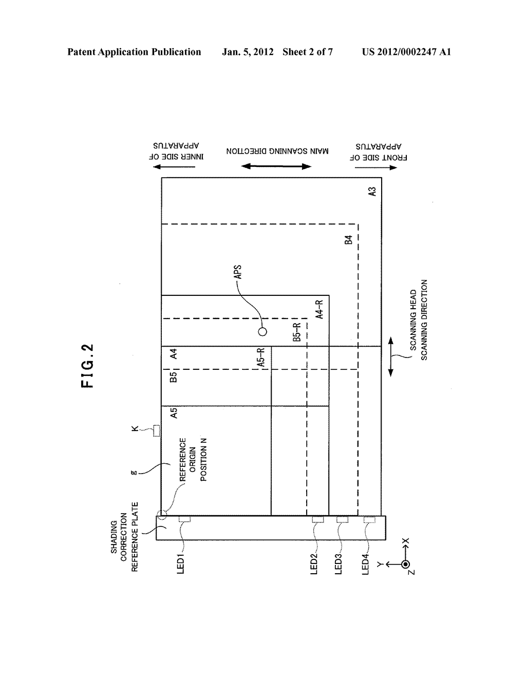 IMAGE SCANNING APPARATUS AND CONTROL METHOD OF DOCUMENT SIZE DETECTION     LIGHT SOURCE - diagram, schematic, and image 03