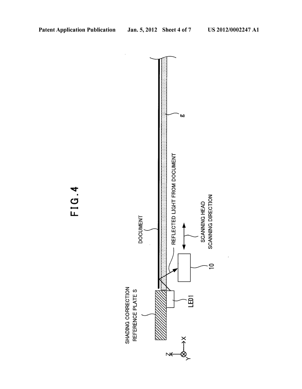 IMAGE SCANNING APPARATUS AND CONTROL METHOD OF DOCUMENT SIZE DETECTION     LIGHT SOURCE - diagram, schematic, and image 05