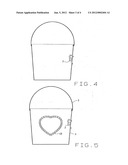 Holiday lantern carrier diagram and image