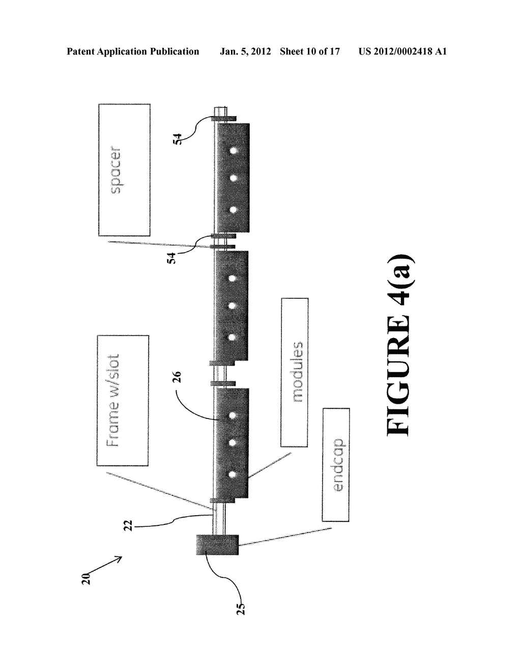 RAIL AND CLIP MOUNTING FOR LED MODULES FOR FLUORESCENT APPLICATION     REPLACEMENT - diagram, schematic, and image 11