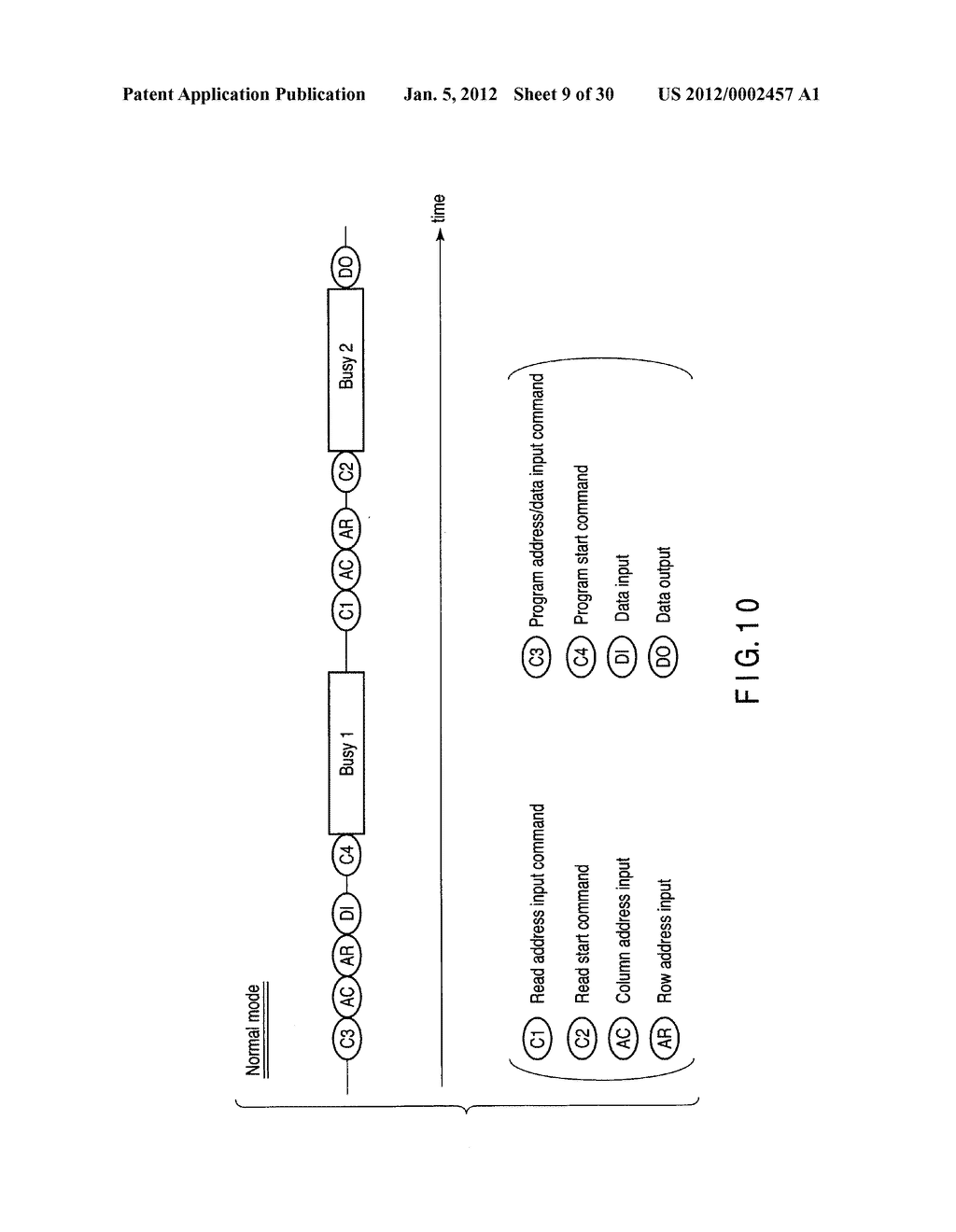 SEMICONDUCTOR MEMORY DEVICE AND CONTROL METHOD OF THE SAME - diagram, schematic, and image 10