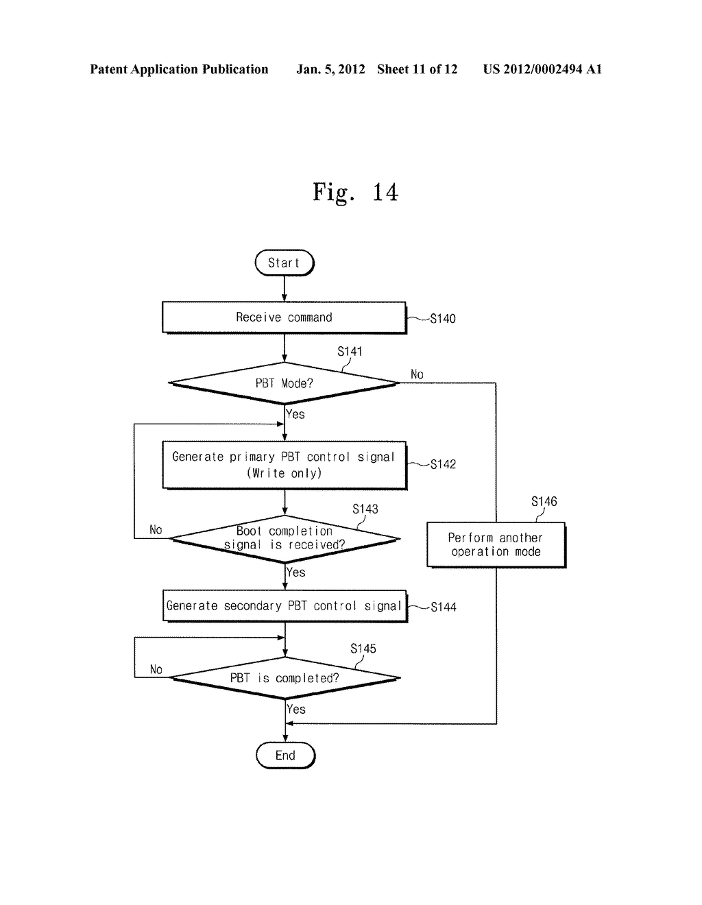 TEST MODE CONTROL CIRCUIT IN SEMICONDUCTOR MEMORY DEVICE AND TEST MODE     ENTERING METHOD THEREOF - diagram, schematic, and image 12