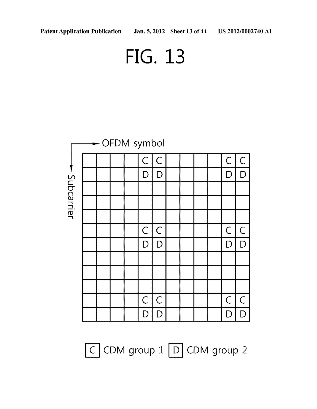 METHOD AND APPARATUS FOR TRANSMITTING A REFERENCE SIGNAL IN A WIRELESS     COMMUNICATION SYSTEM - diagram, schematic, and image 14