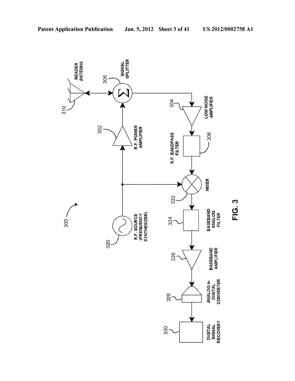 SUBCARRIER FREQUENCY ACQUISITION AND COMPLEX DEROTATION TO BASEBAND - diagram, schematic, and image 04