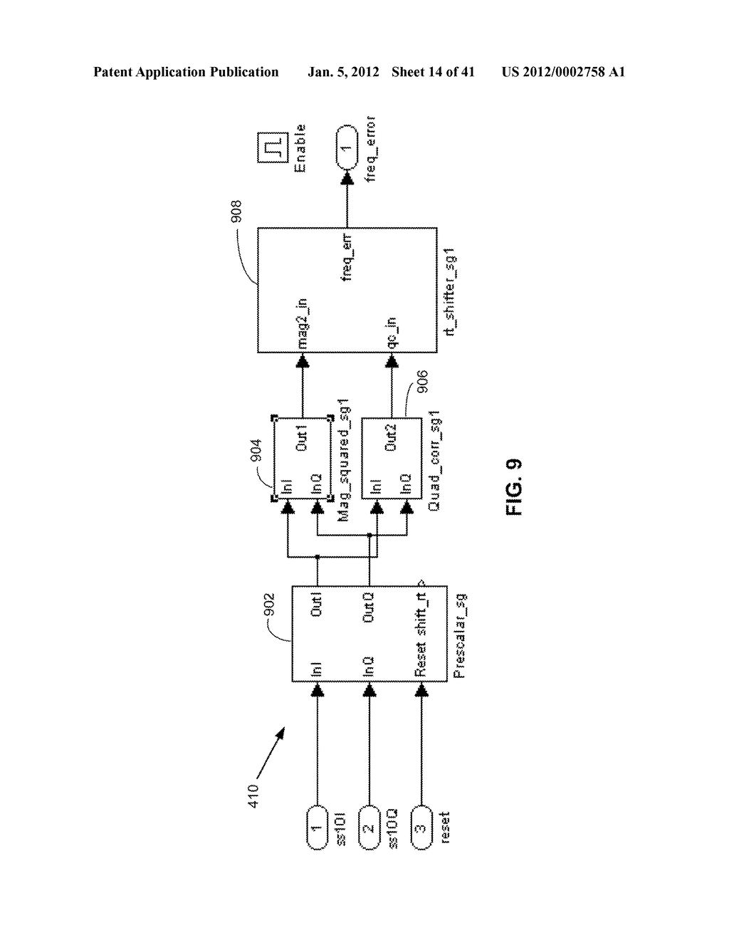 SUBCARRIER FREQUENCY ACQUISITION AND COMPLEX DEROTATION TO BASEBAND - diagram, schematic, and image 15