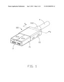 CABLE ASSEMBLY WITH STRAIN RELIEF MEANS diagram and image