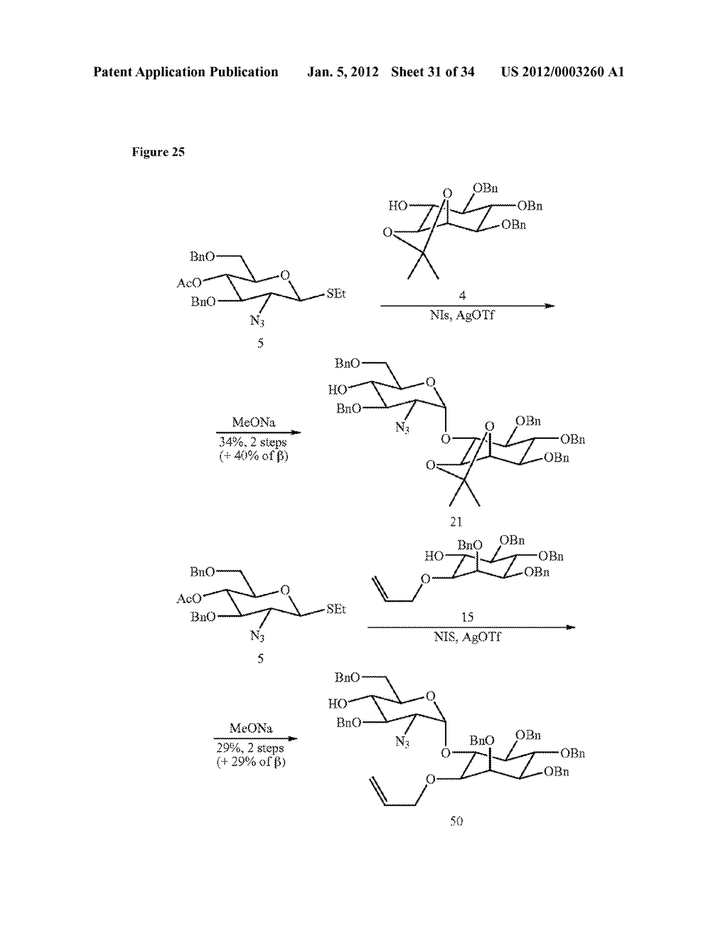 Solid-Phase and Solution-Phase Synthesis of Glycosylphosphatidylinositol     Glycans - diagram, schematic, and image 32