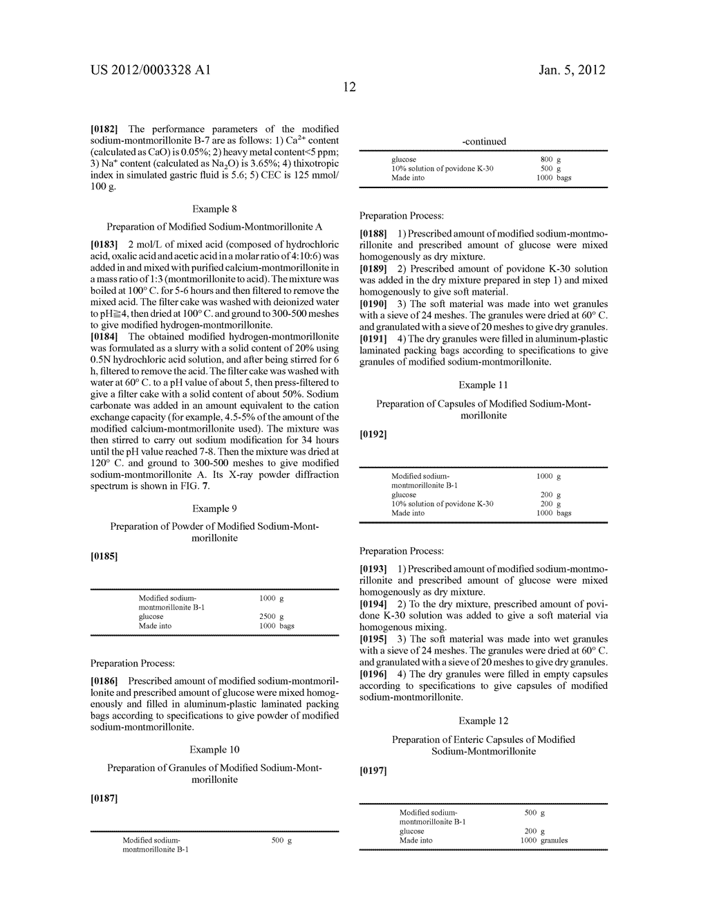 MODIFIED SODIUM-MONTMORILLONITE, PREPARATION METHOD AND USES THEREOF - diagram, schematic, and image 19