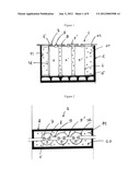 BATTERY OF ELECTROCHEMICAL GENERATORS COMPRISING A FOAM AS INTER-GENERATOR     FILLER MATERIAL diagram and image