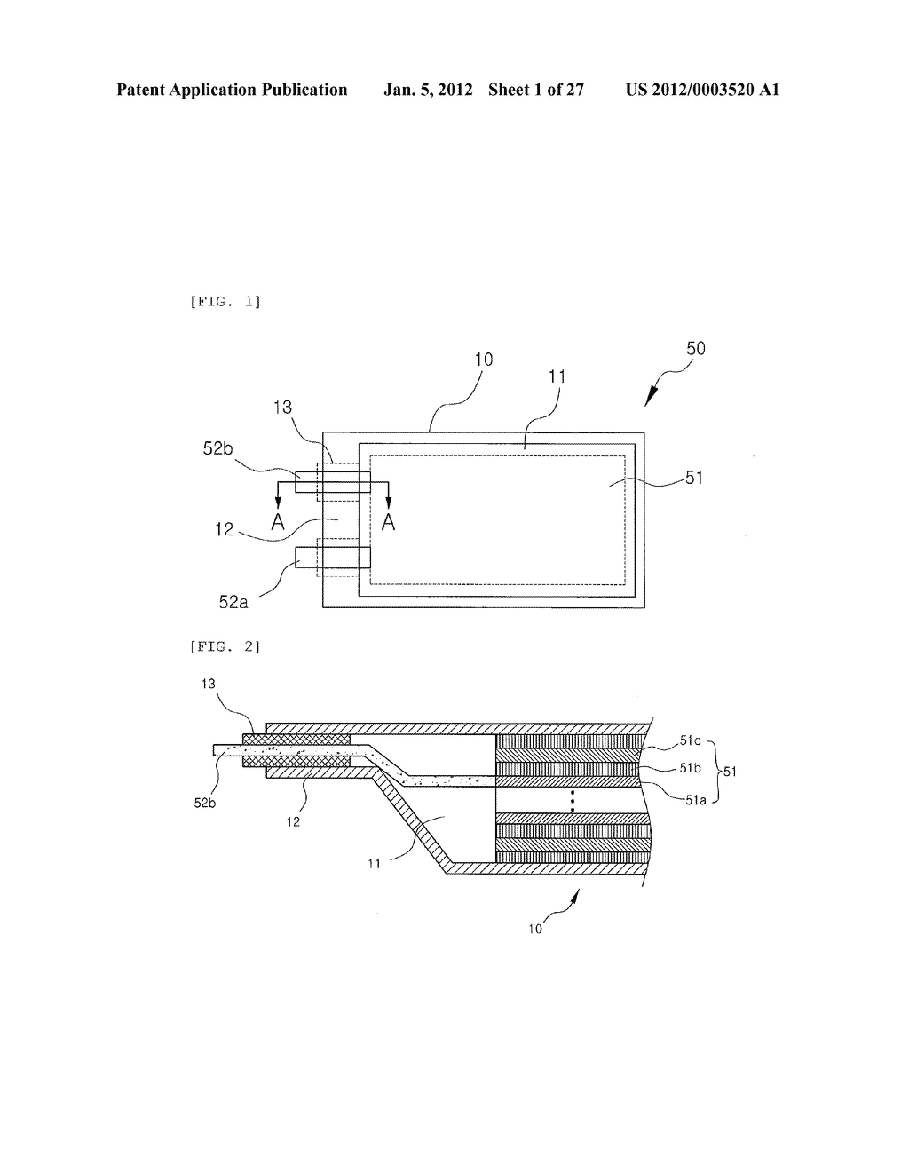 Lithium Secondary Battery Unit Set with Bus Bar, and Lithium Secondary     Battery Set with Bus Bar - diagram, schematic, and image 02