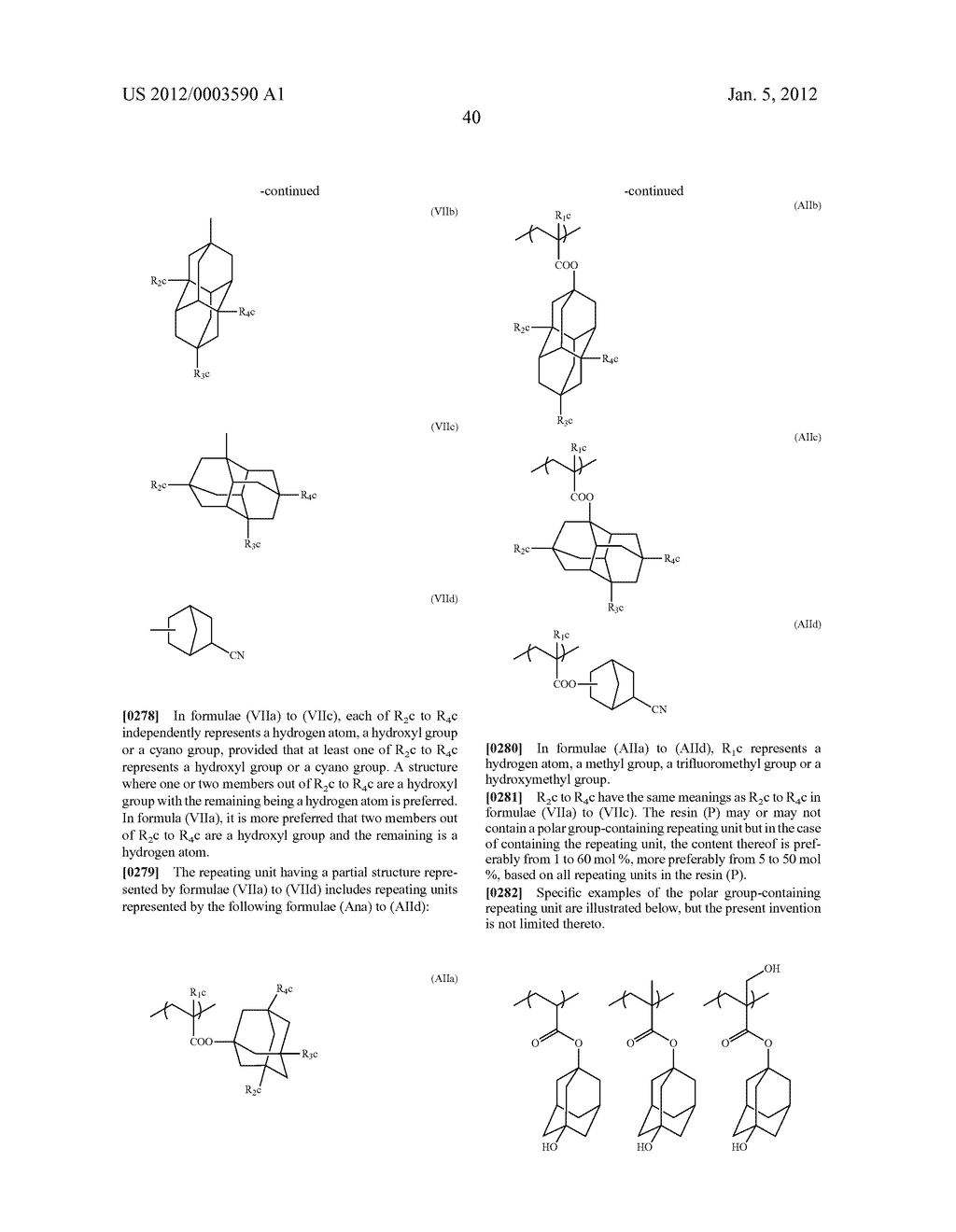 ACTINIC RAY-SENSITIVE OR RADIATION-SENSITIVE RESIN COMPOSITION, AND RESIST     FILM AND PATTERN FORMING METHOD USING THE SAME - diagram, schematic, and image 41