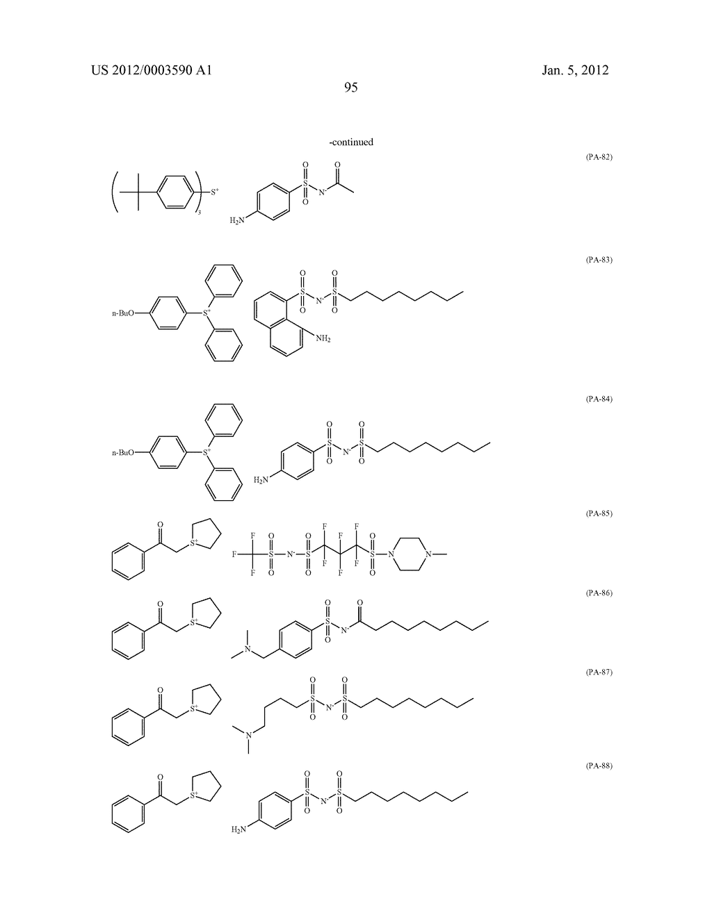 ACTINIC RAY-SENSITIVE OR RADIATION-SENSITIVE RESIN COMPOSITION, AND RESIST     FILM AND PATTERN FORMING METHOD USING THE SAME - diagram, schematic, and image 96
