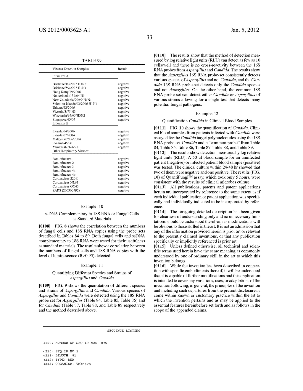 METHODS AND KITS FOR DETECTING AN INFECTIOUS AGENT - diagram, schematic, and image 47