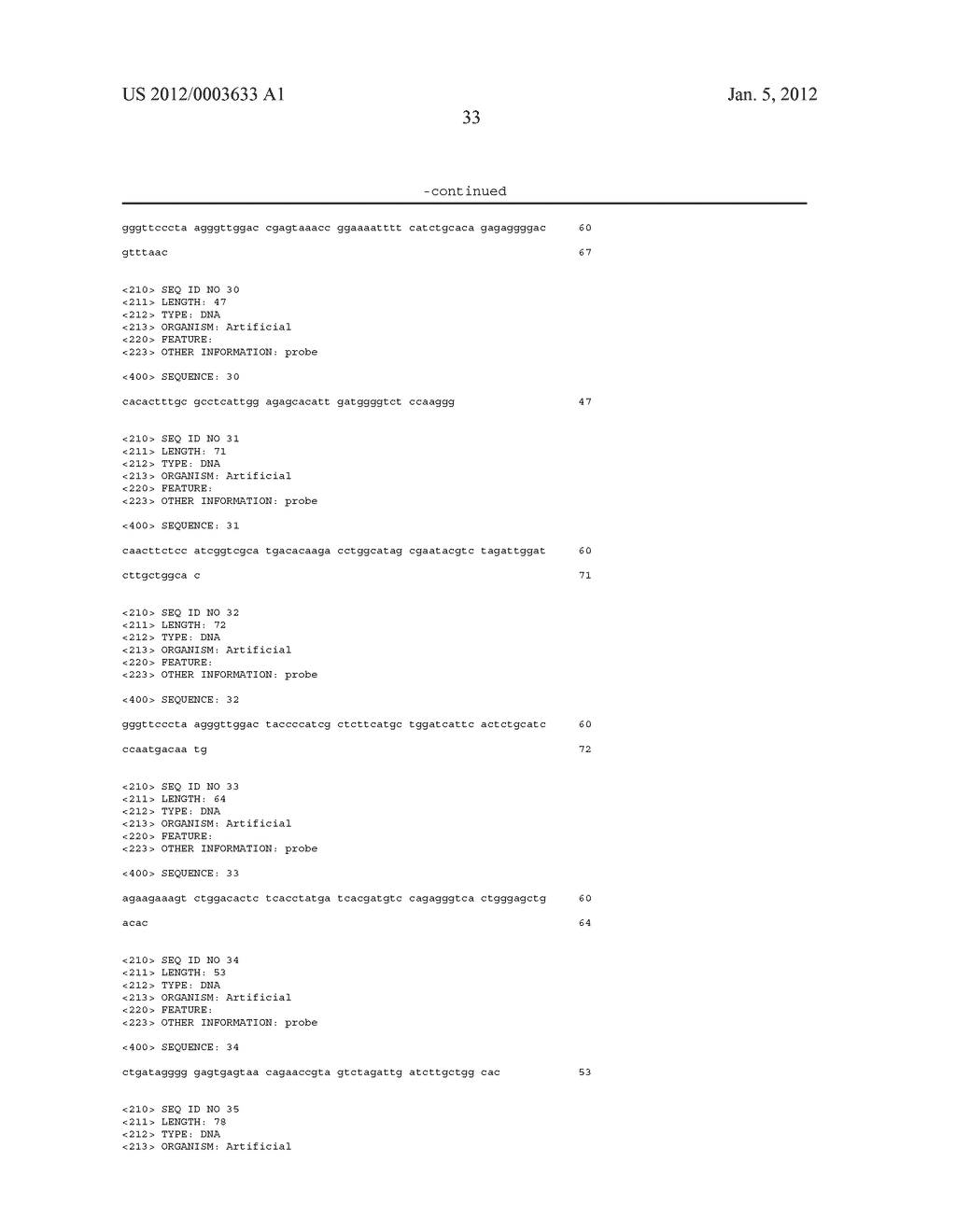 MEANS AND METHODS FOR INVESTIGATING NUCLEIC ACID SEQUENCES - diagram, schematic, and image 74