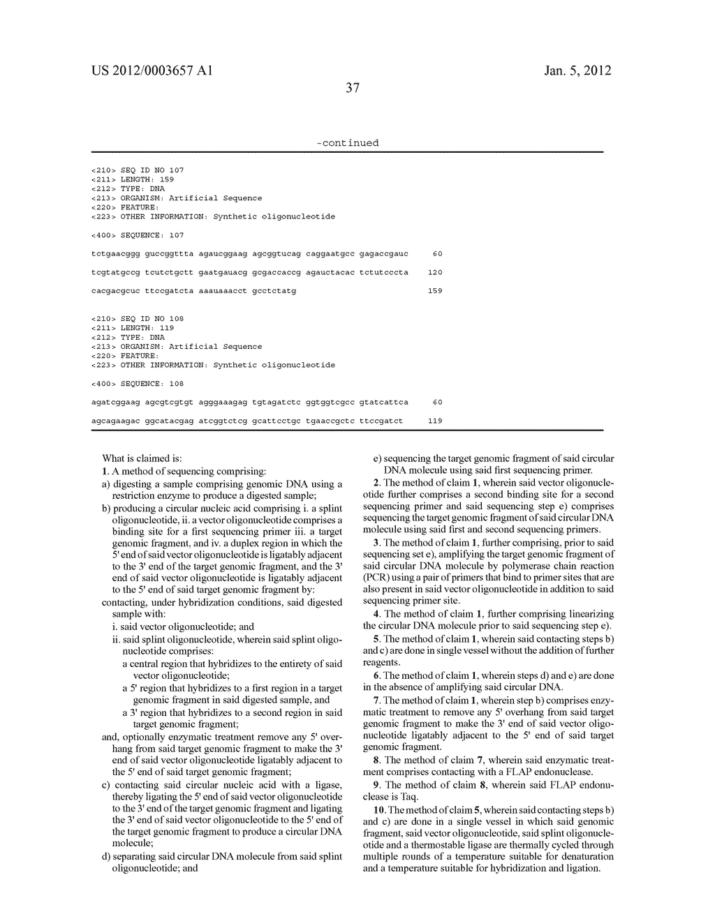 TARGETED SEQUENCING LIBRARY PREPARATION BY GENOMIC DNA CIRCULARIZATION - diagram, schematic, and image 60