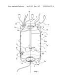 MIXING CONTAINER COMPRISING A SHAFT BEARING IN THE UPPER PART diagram and image